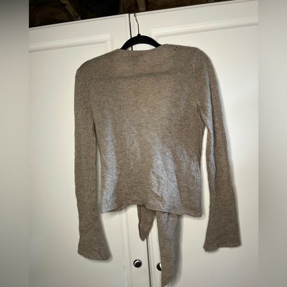 Philosophy Dane Lewis 100% Cashmere Tie Front Cardigan - Picture 9 of 10